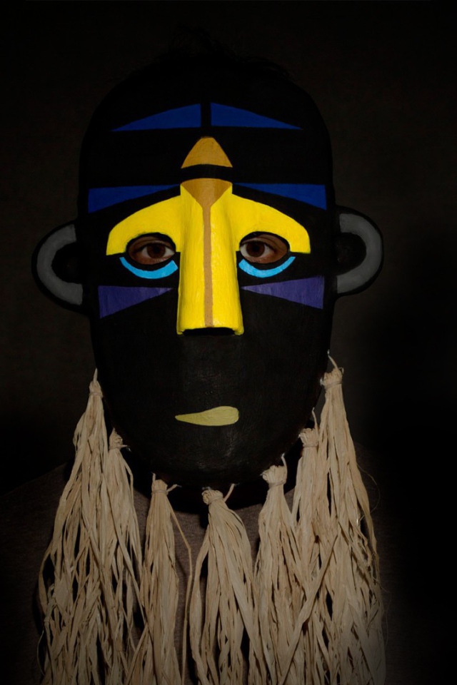 Маска аборигена из Африки