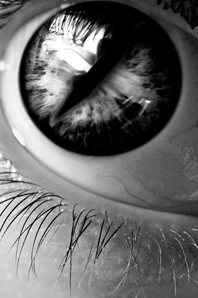 Черный зрачок в глазу