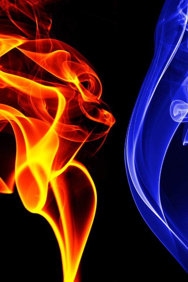 Синие и красные флюиды