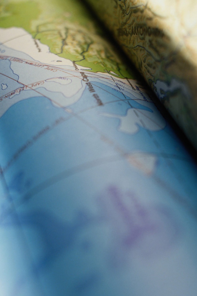 Сверток географических карт