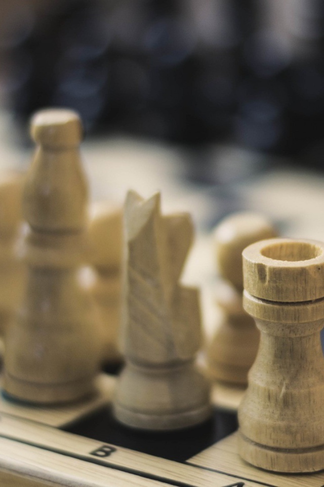 Шахматные фигуры из дерева
