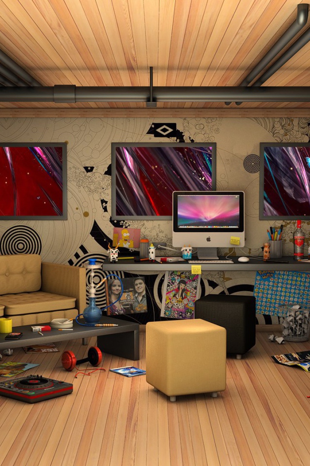 Уютная берлога холостяка