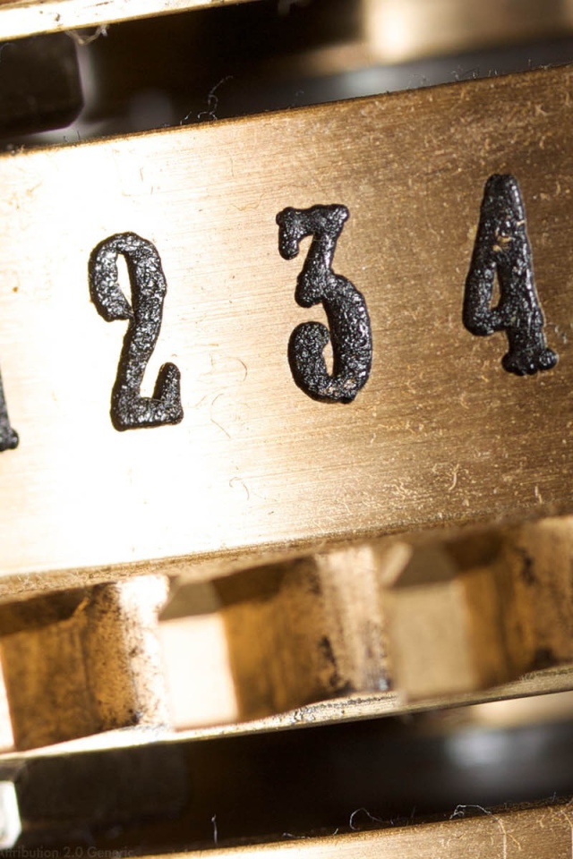 Циферблат кодового замка