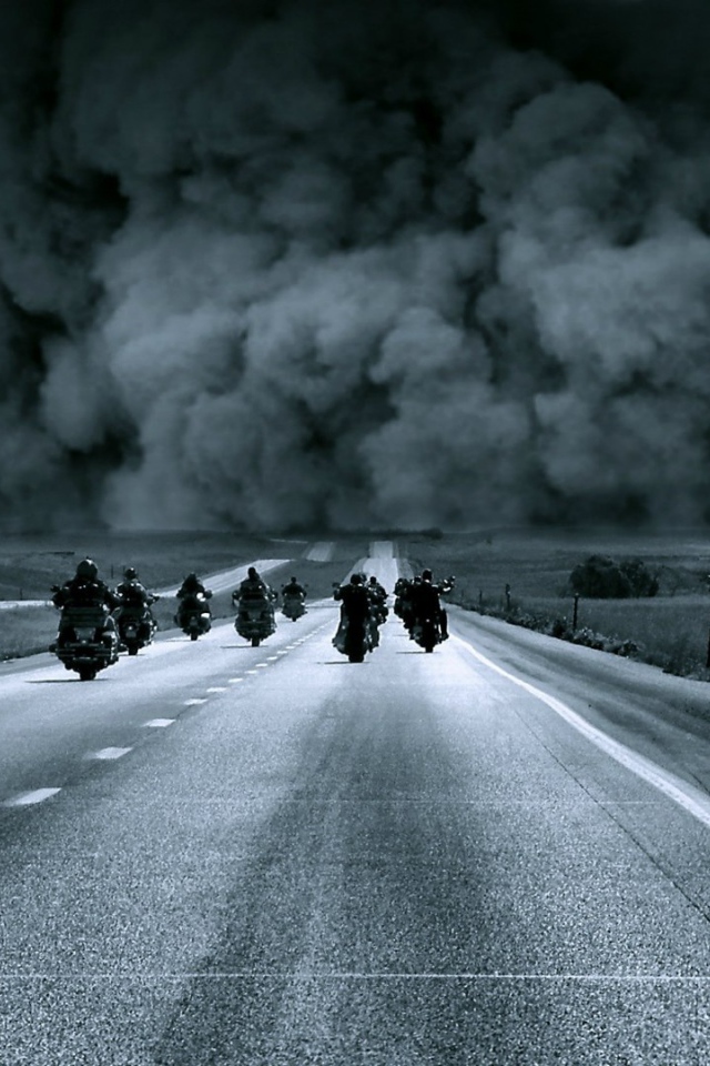 Побег от извержения вулкана