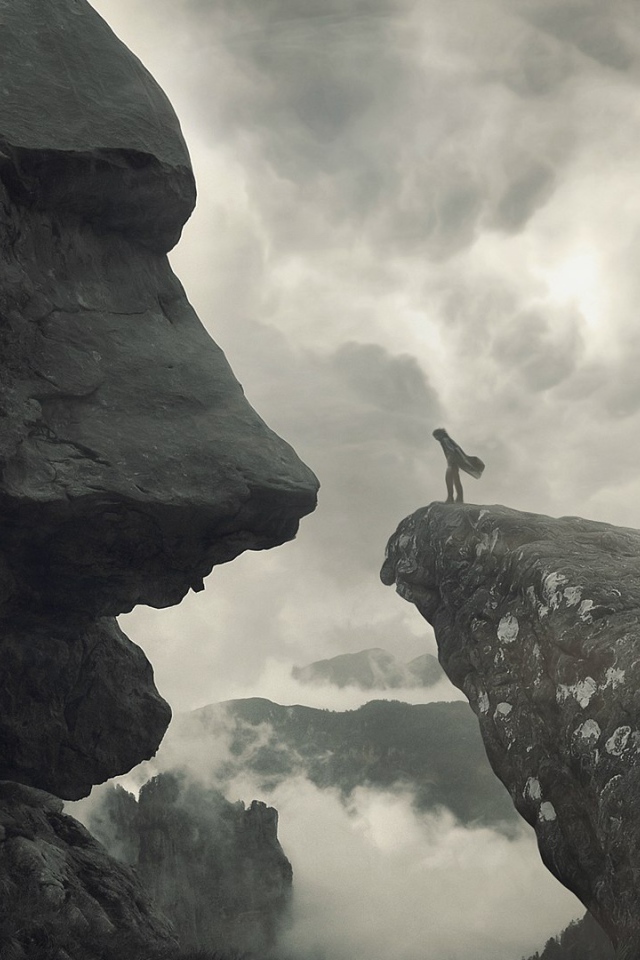 Лицом к лицу с камнем