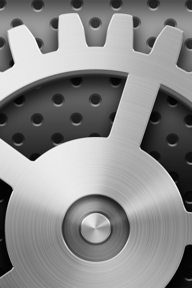 Шестеренки из белого металла