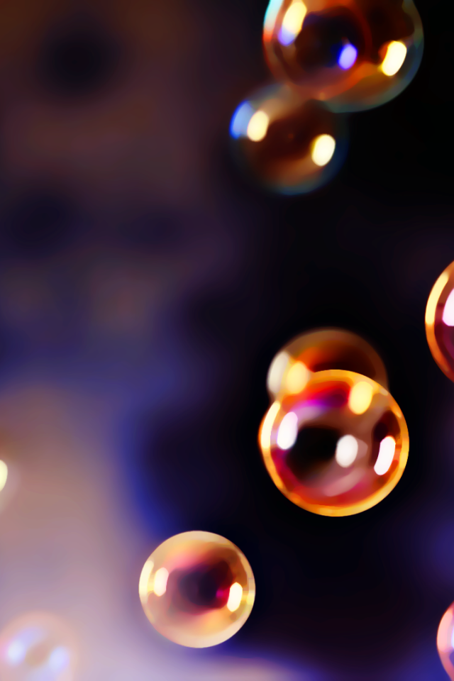 Блики на мыльных пузырях