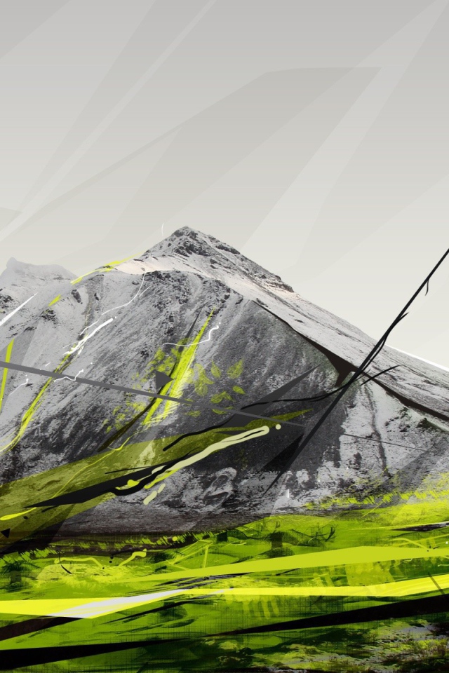 Серые и зеленые горы