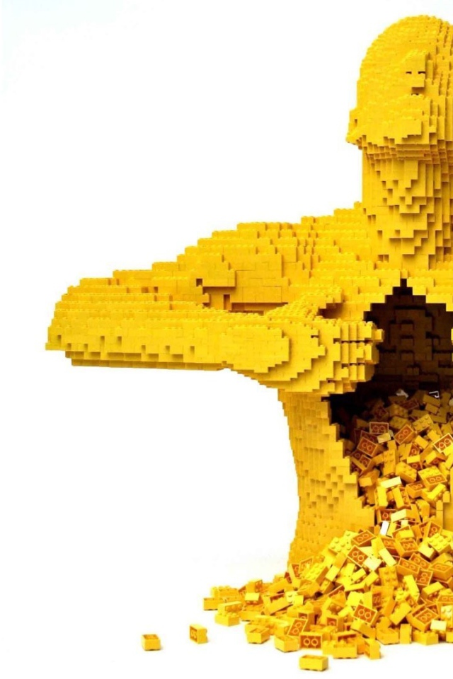 Торс человека из конструктора Лего