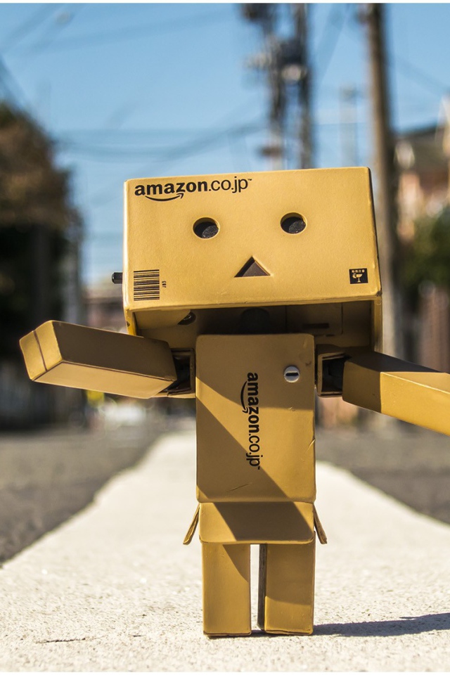 Японский Дандо стоит на дороге