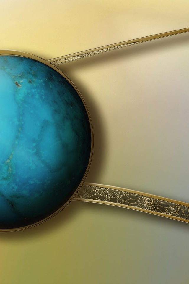 Драгоценный камень в оправе