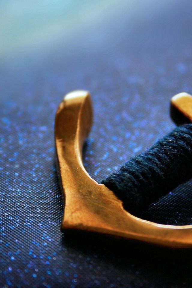 Брелок в виде якоря