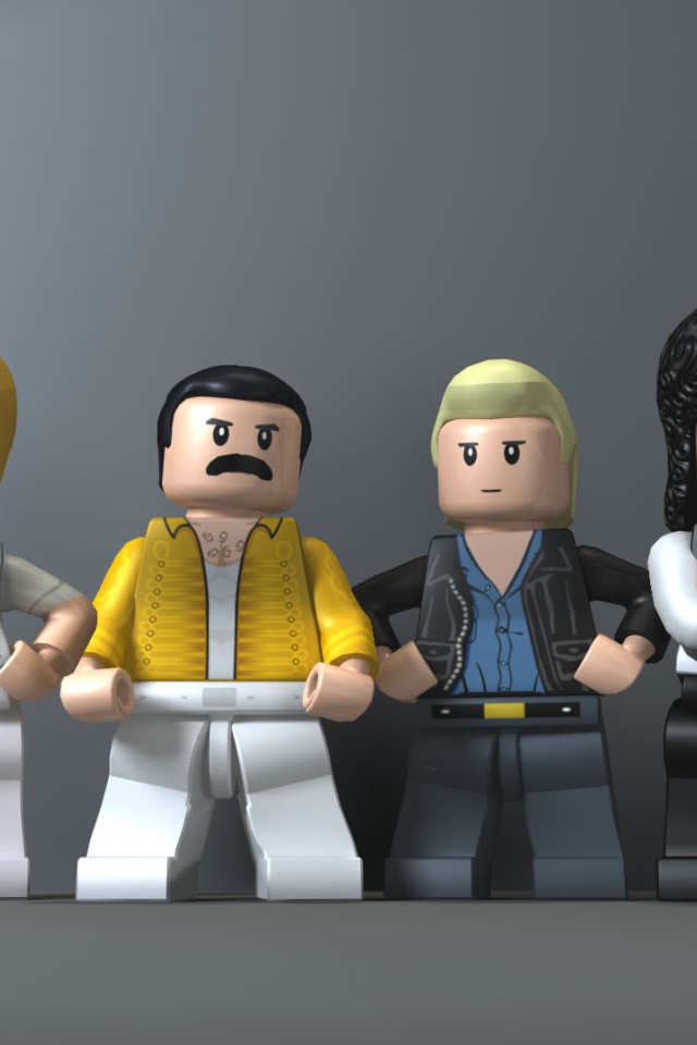 Фигурки ЛЕГО в роли рок группы