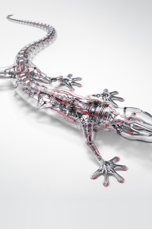 Ящерица плод высоких технологий