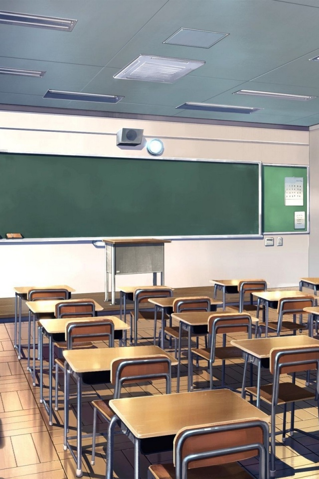 Модель классной комнаты в школе