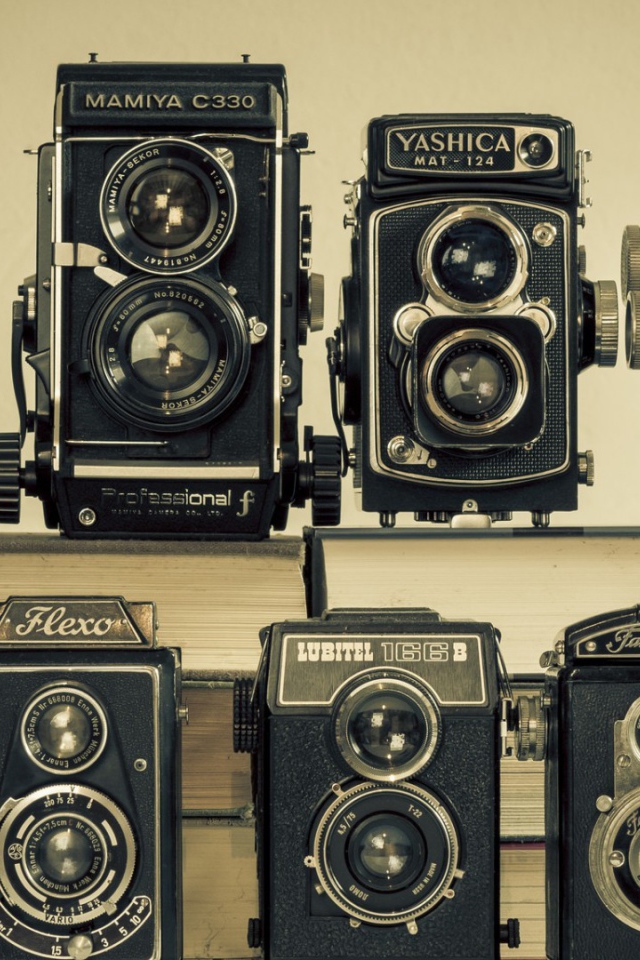 Модели старых фотоаппаратов