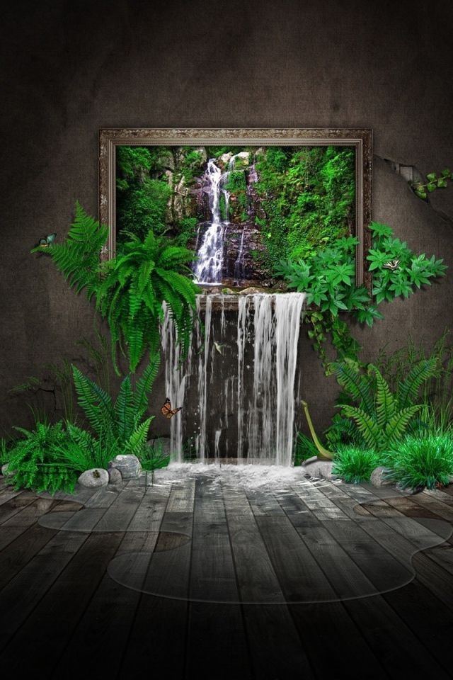 Природа ворвалась в окно