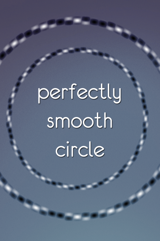 Оптическая иллюзия деформированного круга