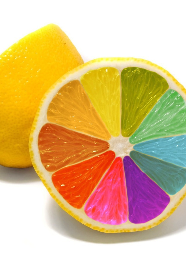 Радужные дольки лимона