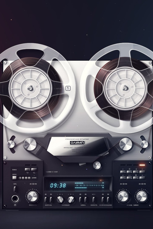 Бобинный магнитофон Олимп
