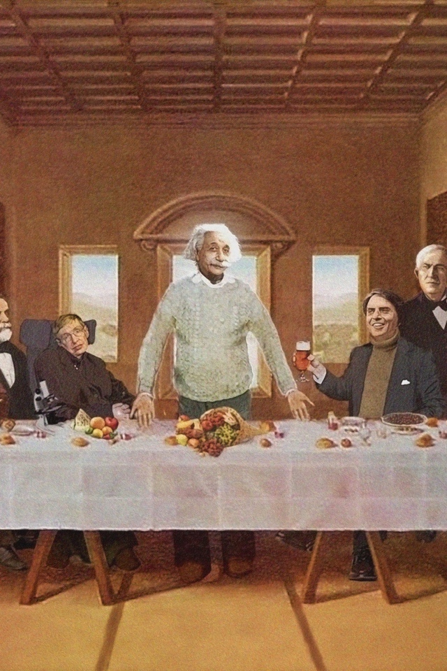 Ученые физики на Тайной вечере