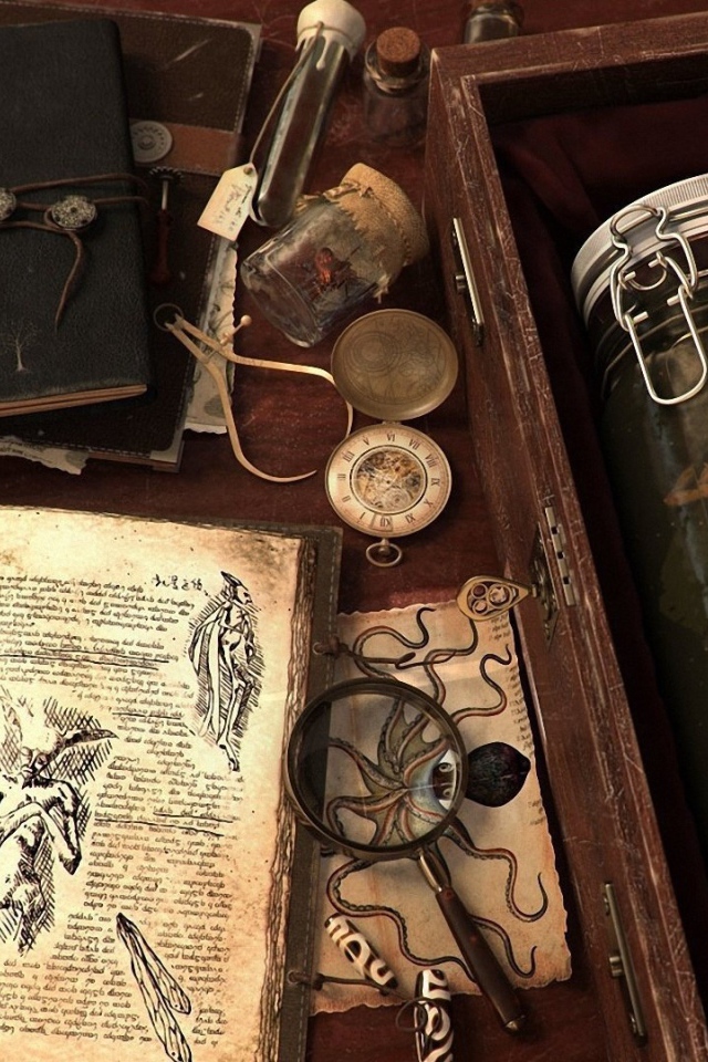 Набор ученого 18 века