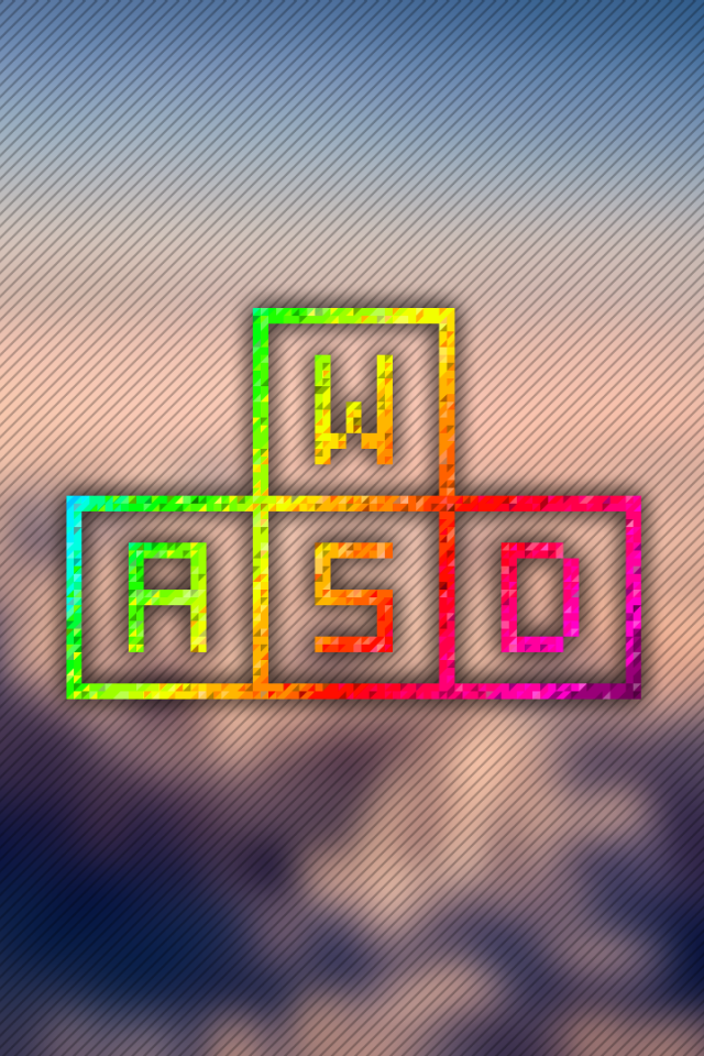 Символы знакомые геймерам WASD