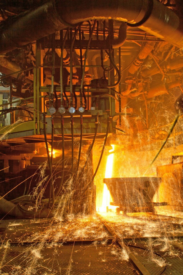 Симфония огня на метзаводе