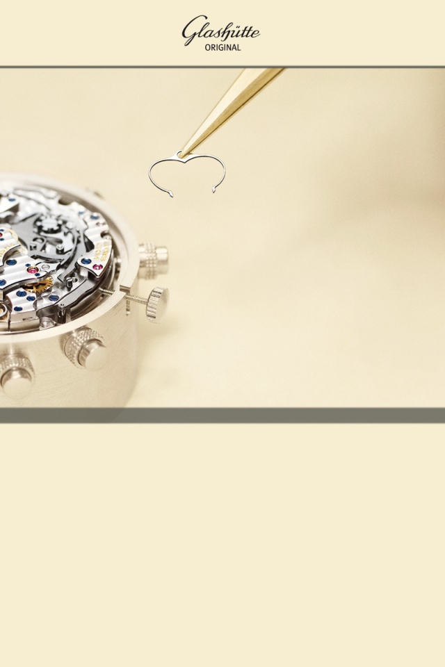 Сборка механизма дорогих белых часов