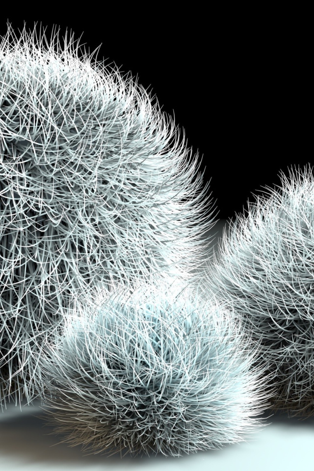 Шарики из мха