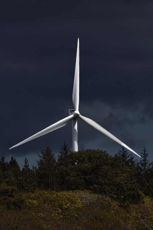 Лопасти ветряной электростанции