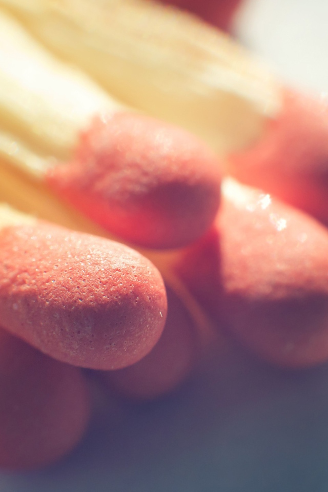 Головки спичек, макро