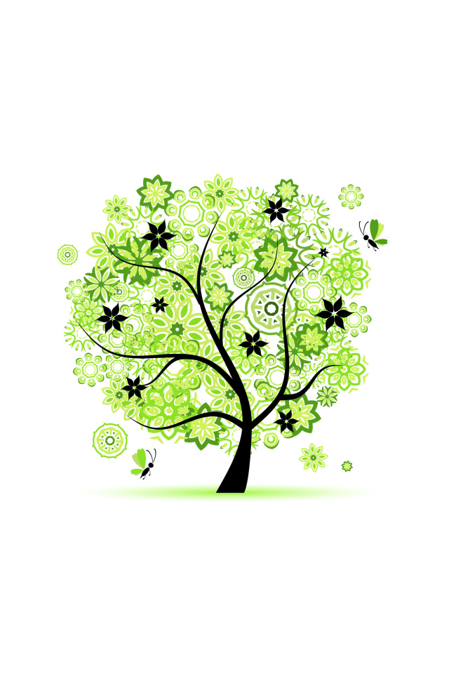 Листья как звезды