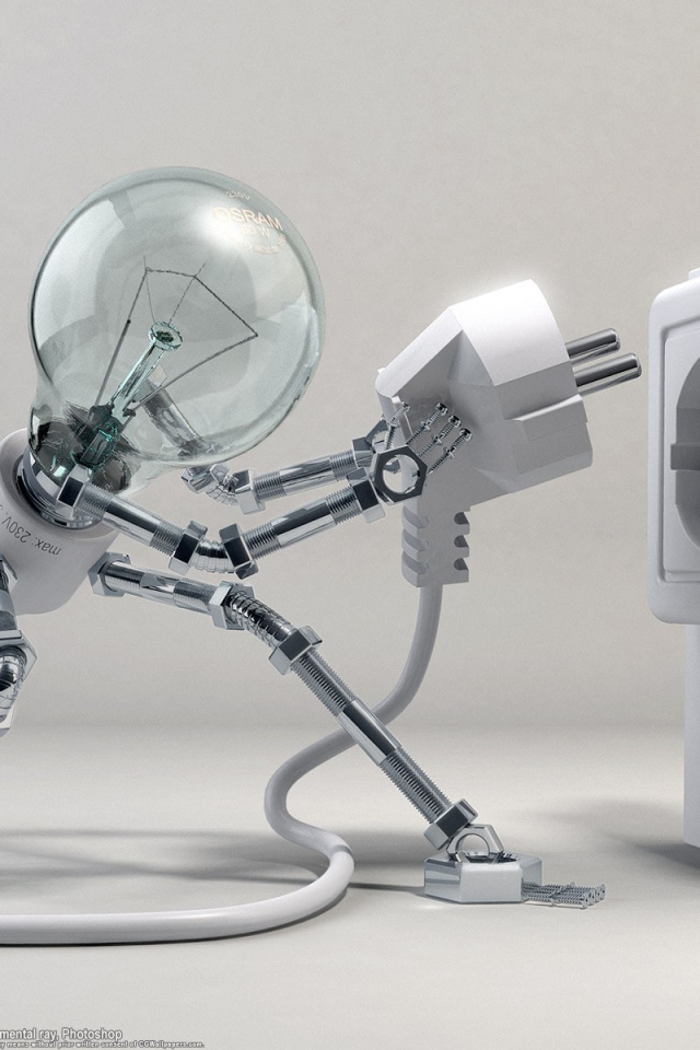 Лампа включается в розетку