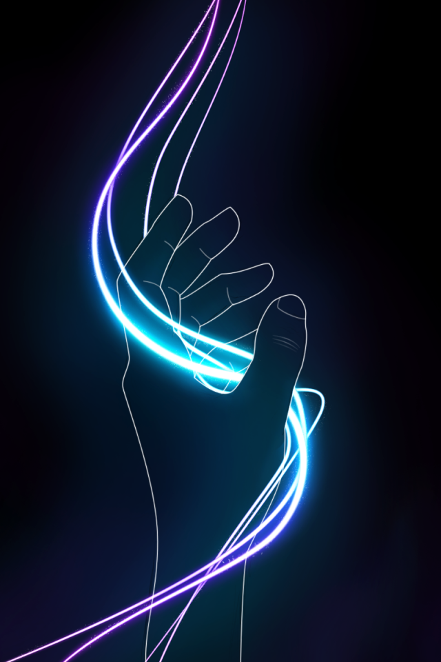 Линия света в руке