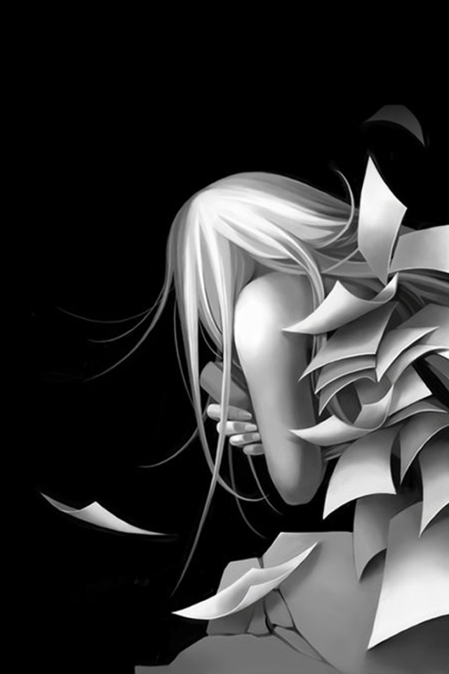 Листы бумаги на черном фоне