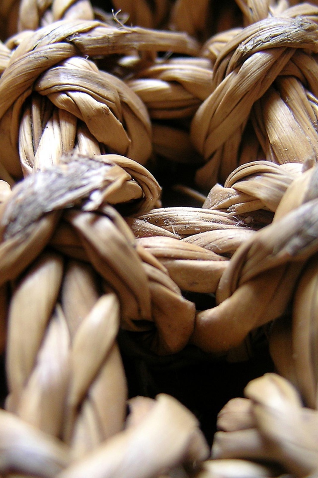 Структура плетеной корзины