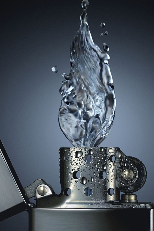 Вода в зажигалке