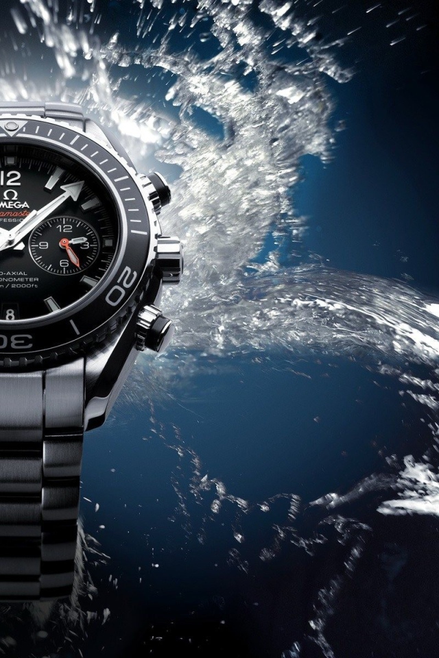 Водонепроницаемые дорогие часы Омега