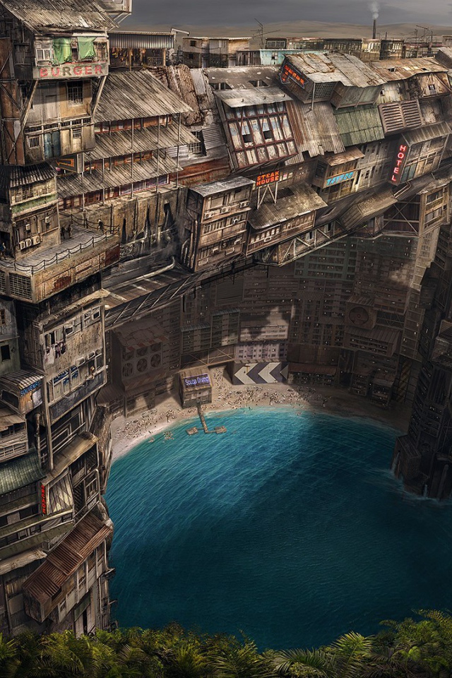 Деревянный город в пустыне