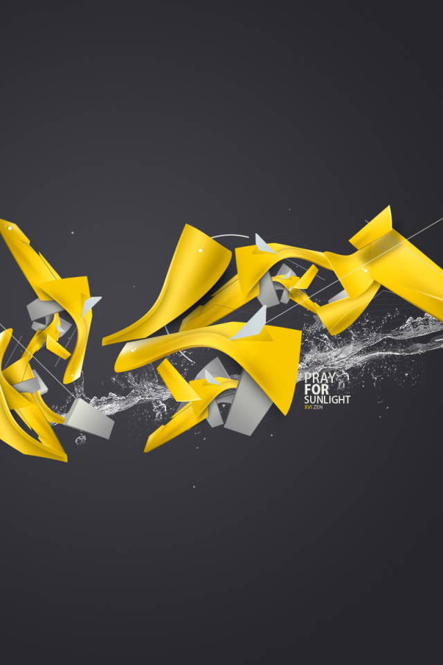 Желтые осколки