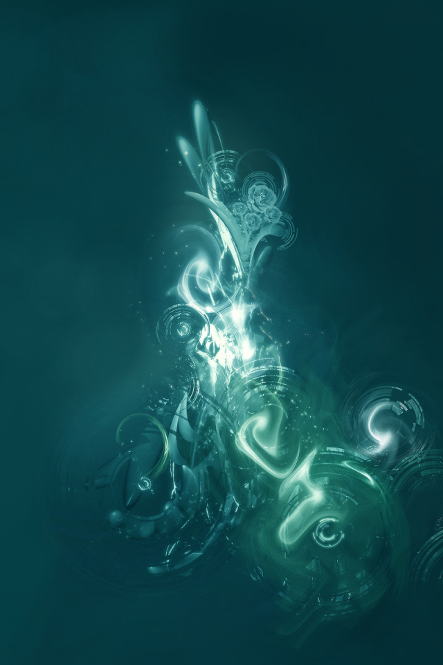 Абстрактный орнамент на фоне