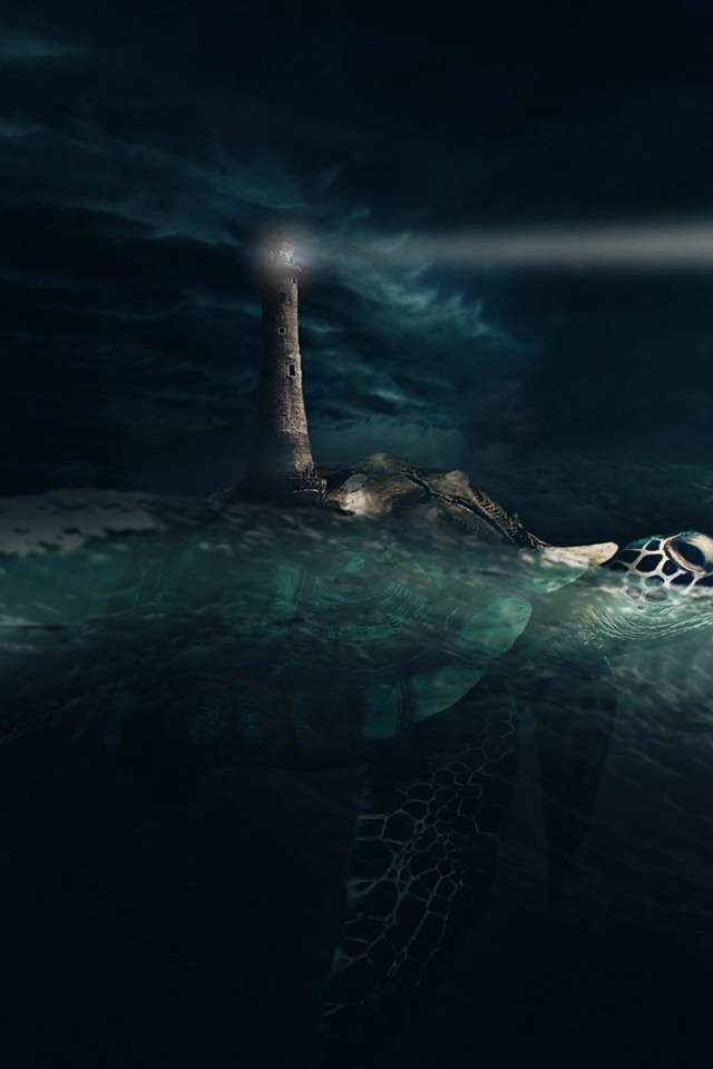 Луч маяка в ночи