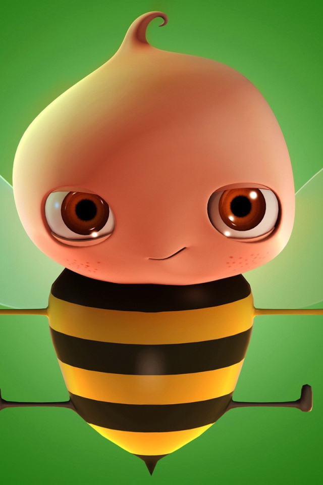 Пчела с человеческими глазами