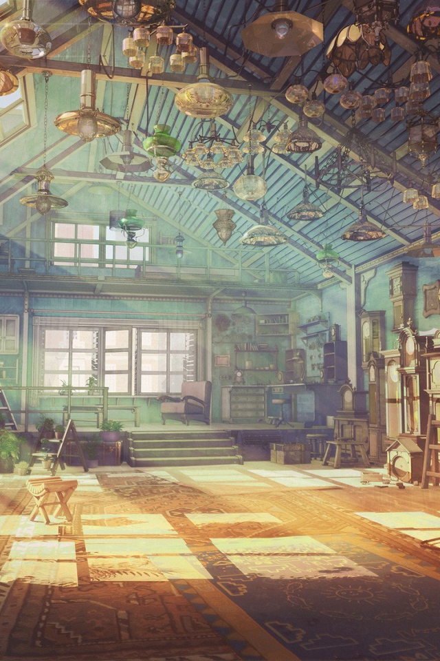 Домик часовщика, работа художника ArseniXC