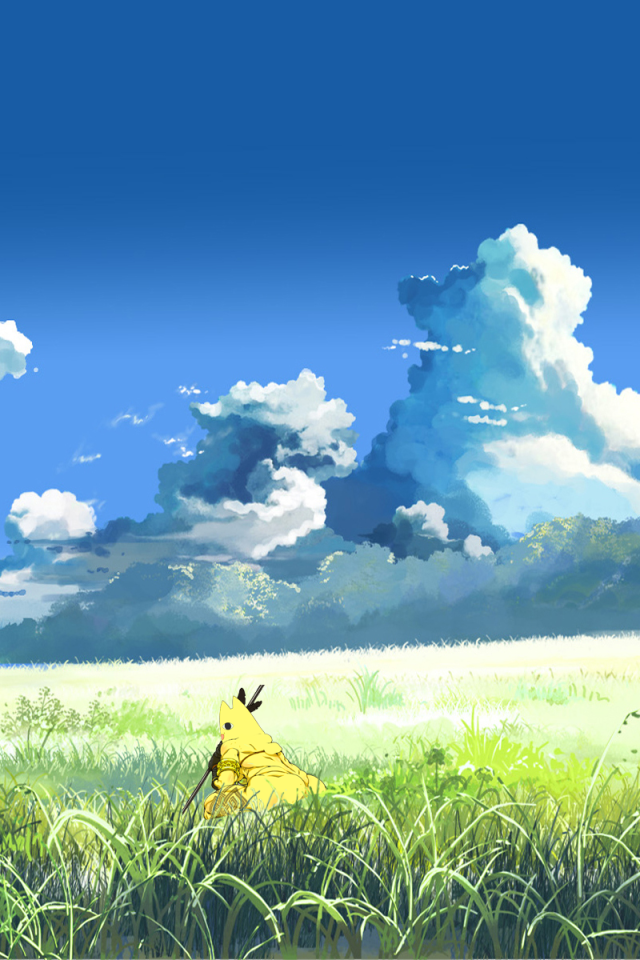 Картина с летним пейзажем