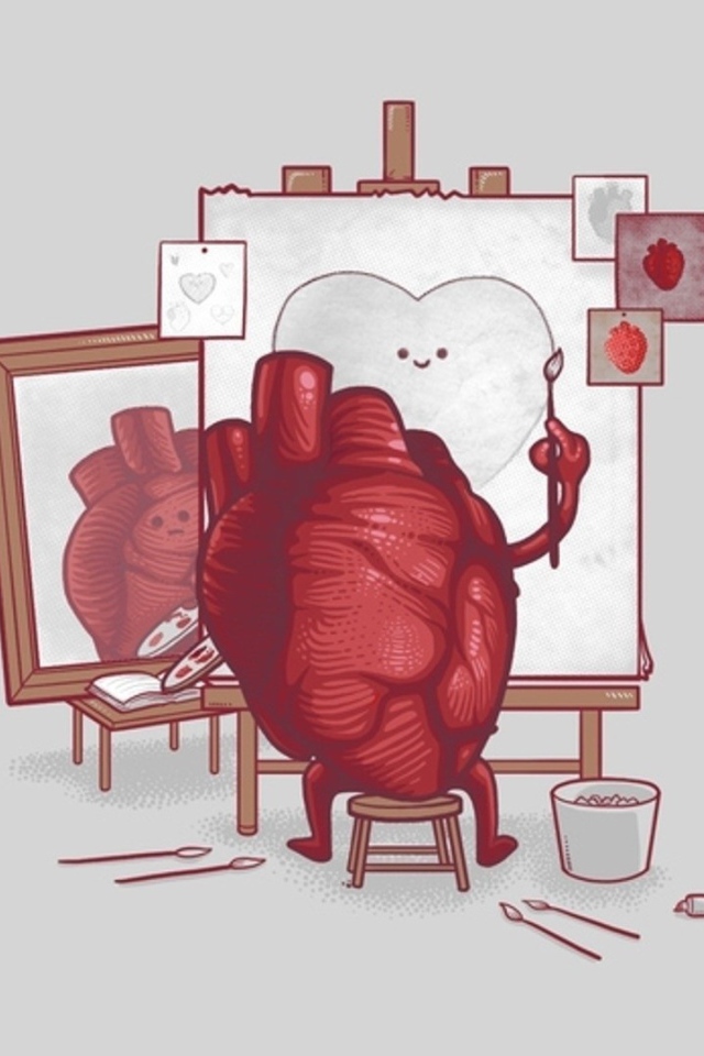 Сердце рисует автопортрет