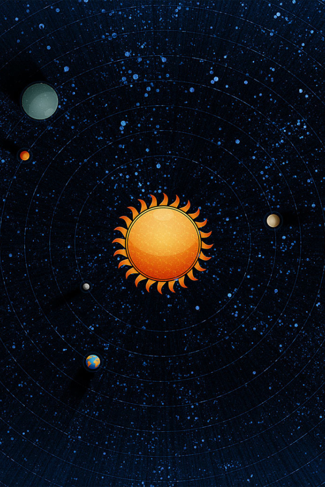 Рисунок солнечной системы