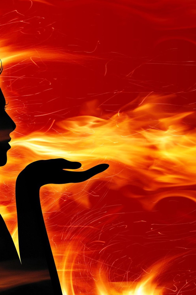 Огненно горячая девушка