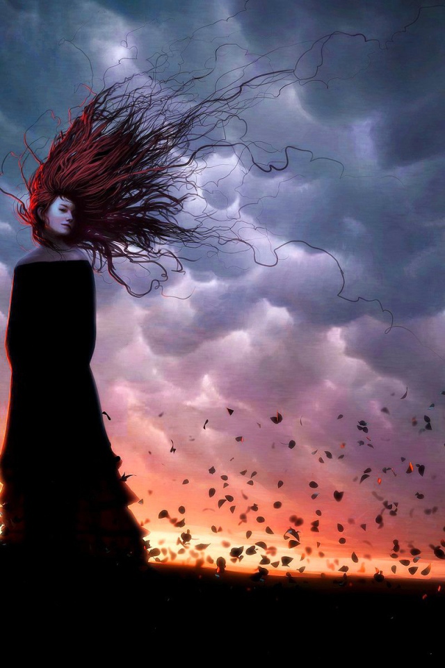 Могучая ведьма за работой